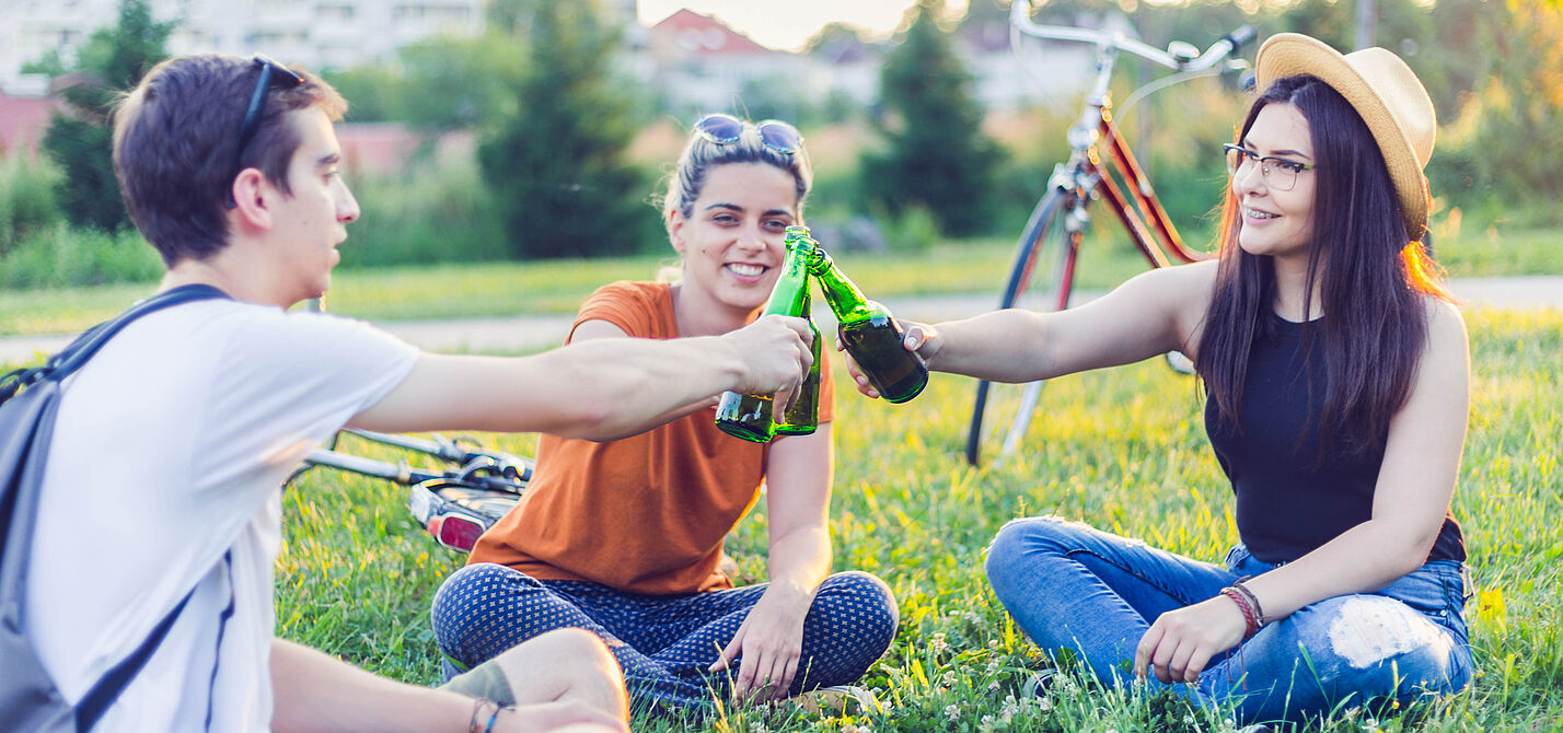 Alkohol und Radfahren Alkohol und Radfahren