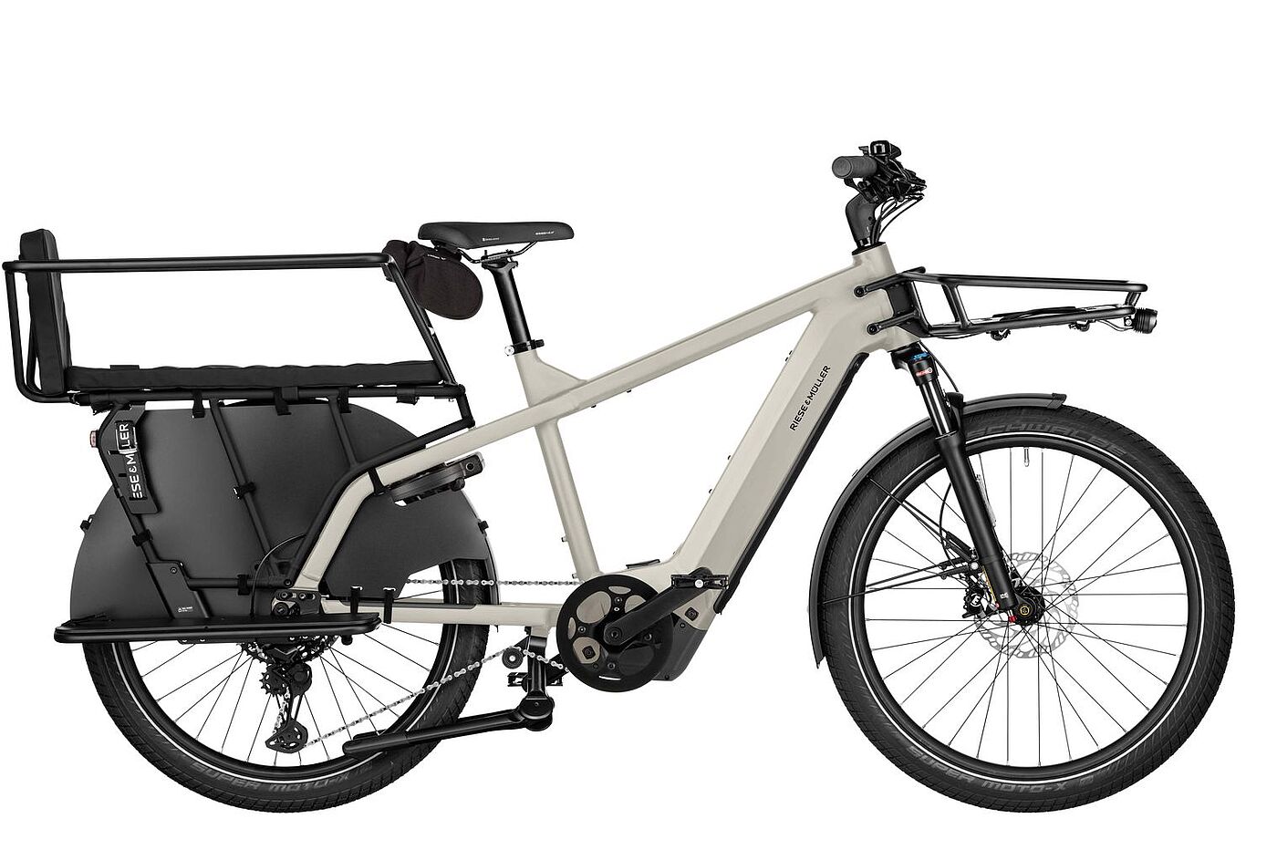 Longtail Multicharger 3 von Riese und Müller Freistellerbild vom Lastenrad Longtail Multicharger 3 von Riese und Müller